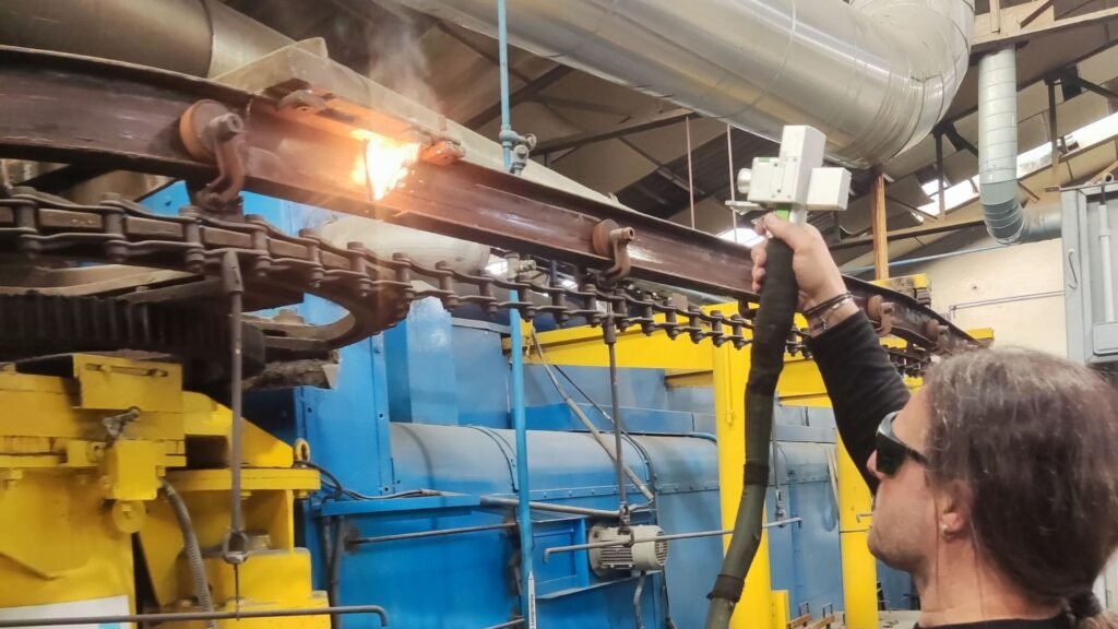 Limpieza de líneas de producción activas